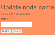 Update Node Name