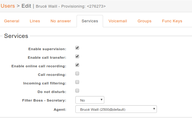 Users Services
